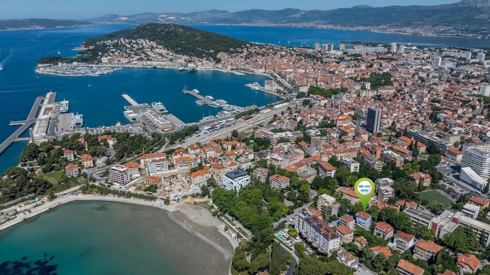 Green Oasis By Bacvice Beach, Private Parking & Garden - Casa Moro Spalato 0*,