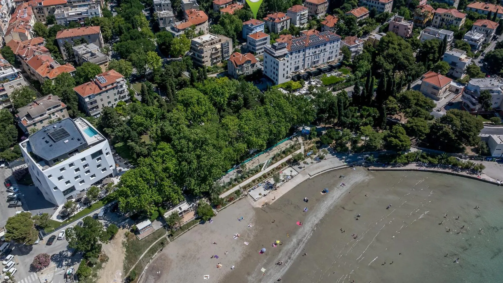 Green Oasis By Bacvice Beach, Private Parking & Garden - Casa Moro Spalato 0*,